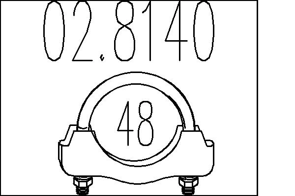 Соединительные элементы система выпуска MTS 02.8140