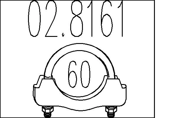 Соединительные элементы система выпуска MTS 02.8161