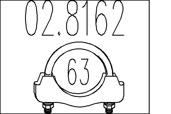 Соединительные элементы система выпуска MTS 02.8162