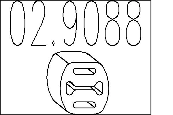 Буфер глушитель MTS 02.9088