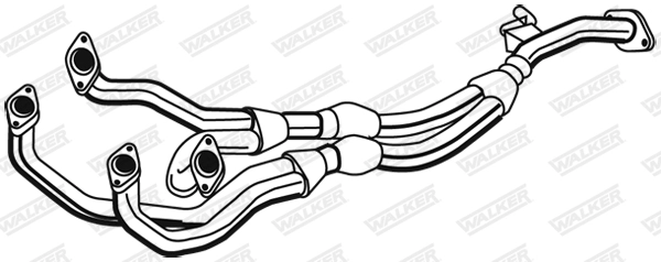 Труба выхлопного газа WALKER PRODUCTS 03133