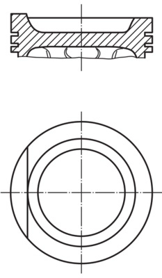 Поршень MAHLE/KNECHT 034 74 02