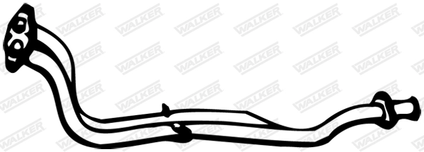 Труба выхлопного газа WALKER PRODUCTS 04301