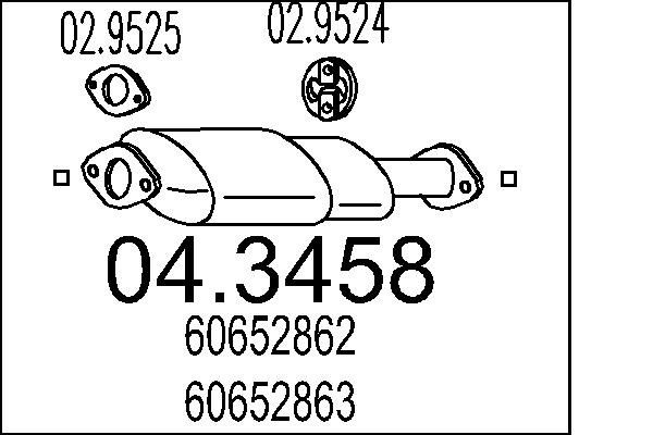 Катализатор MTS 04.3458