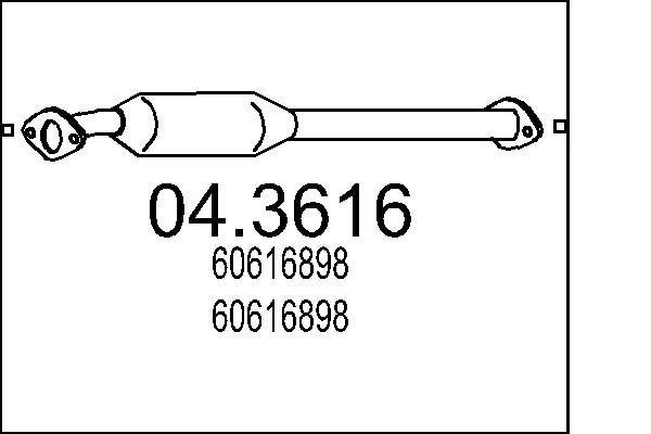 Катализатор MTS 04.3616