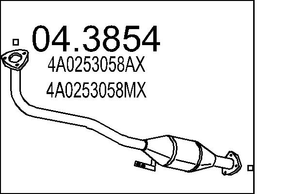 Катализатор MTS 04.3854