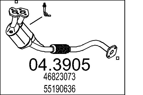 Катализатор MTS 04.3905
