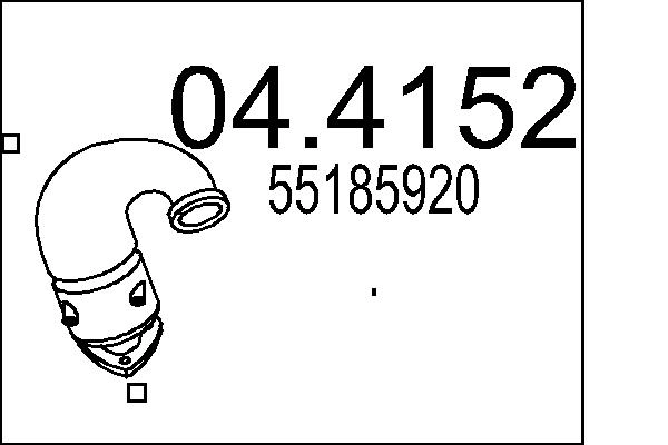 Катализатор MTS 04.4152