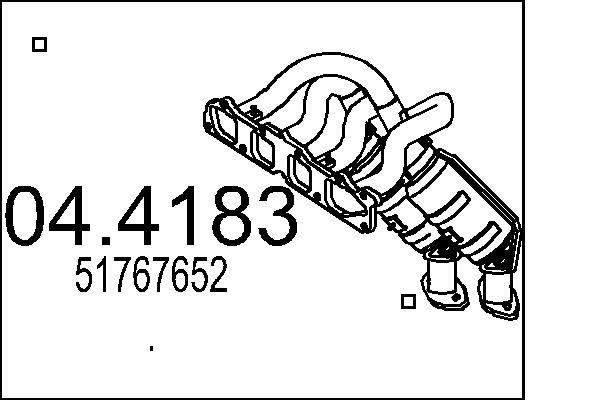 Катализатор MTS 04.4183