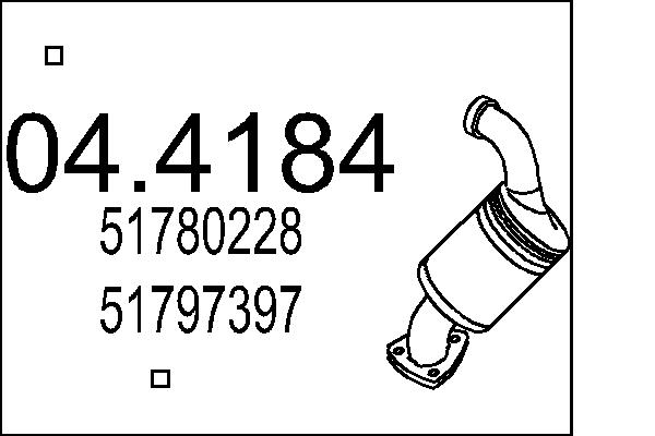 Катализатор MTS 04.4184
