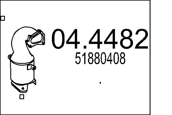 Катализатор MTS 04.4482