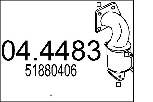 Катализатор MTS 04.4483