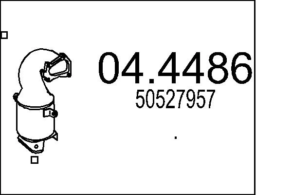 Катализатор MTS 04.4486