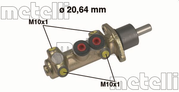 Главный тормозной цилиндр METELLI 05-0300