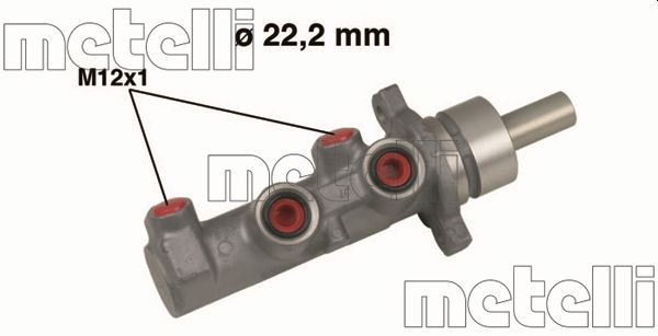 Главный тормозной цилиндр METELLI 05-0479
