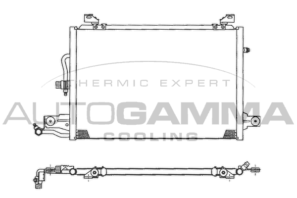 Конденсатор кондиционер AUTOGAMMA 101750