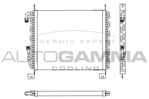 Конденсатор кондиционер AUTOGAMMA 101760