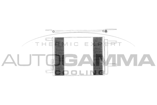 Конденсатор кондиционер AUTOGAMMA 103295
