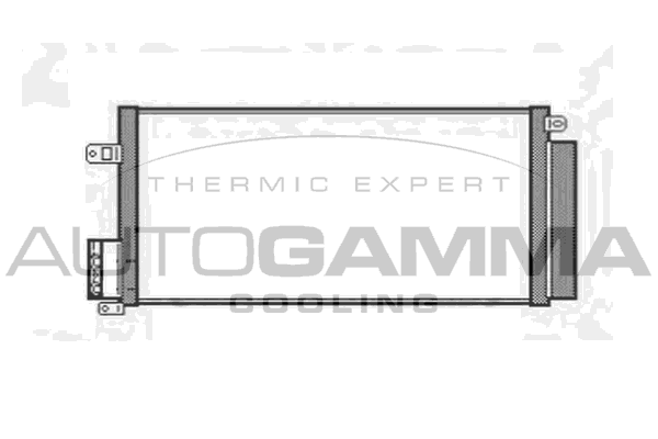 Конденсатор кондиционер AUTOGAMMA 103990