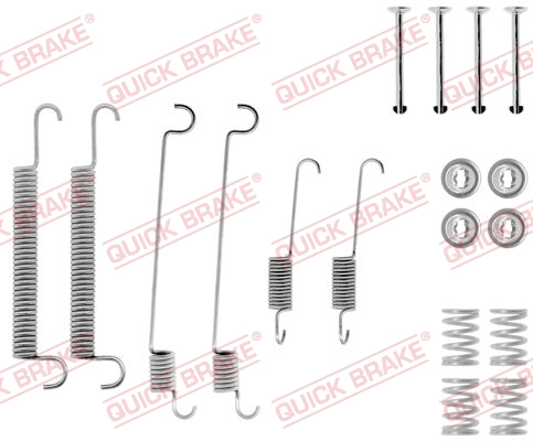 Комплектующие тормозная колодка KAWE 105-0547