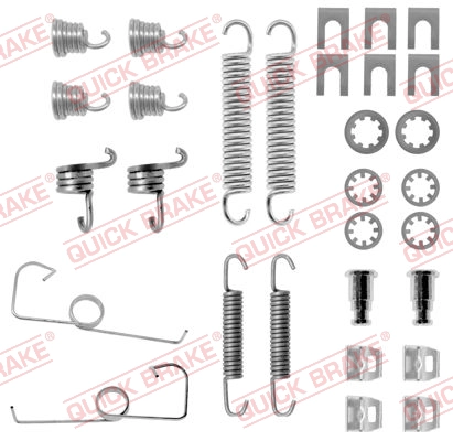 Комплектующие тормозная колодка KAWE 105-0644