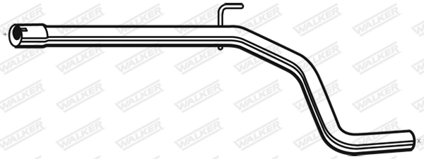 Труба выхлопного газа WALKER PRODUCTS 10555