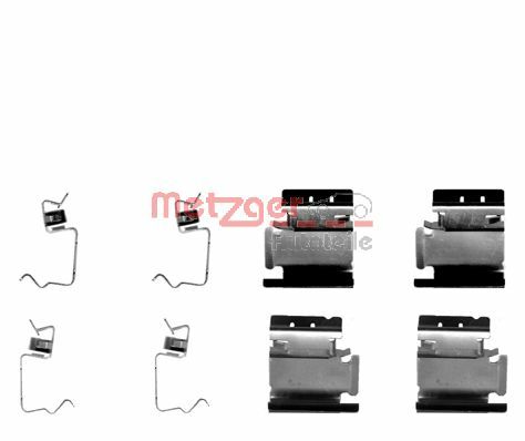 Комплектующие колодки дискового тормоза greenparts METZGER 109-1218