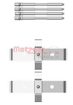Комплектующие колодки дискового тормоза METZGER 109-1694