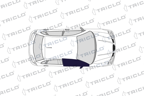 Наружная ручка двери TRICLO 121612
