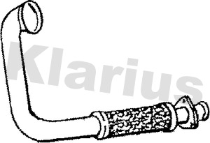 Труба выхлопного газа KLARIUS 130205
