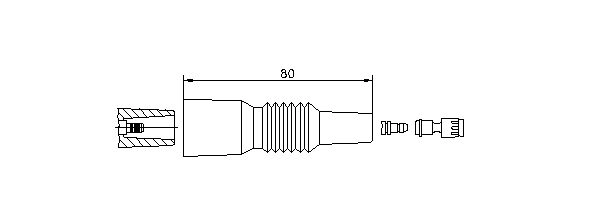 Вилка катушка зажигания BREMI 13261A1