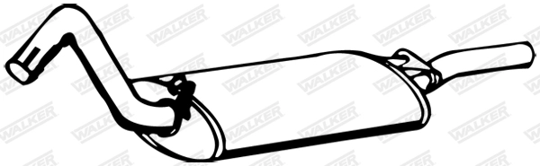 Глушитель выхлопных газов конечный WALKER PRODUCTS 13379