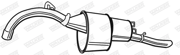 Глушитель выхлопных газов конечный WALKER PRODUCTS 13494
