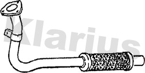 Труба выхлопного газа KLARIUS 142793