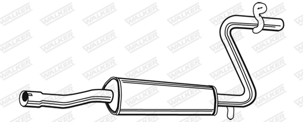 Средний глушитель выхлопных газов WALKER PRODUCTS 14937