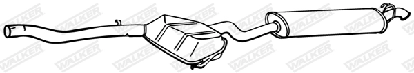 Глушитель выхлопных газов конечный WALKER PRODUCTS 15565