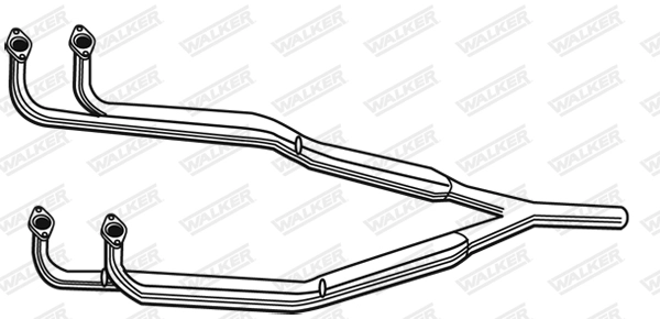 Труба выхлопного газа WALKER PRODUCTS 16259
