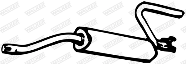 Глушитель выхлопных газов конечный WALKER PRODUCTS 16263