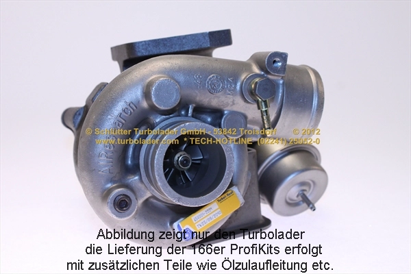 Компрессор наддув end of life profikit - original schlütter reman turbo SCHLÜTTER TURBOLADER 166-00030EOL