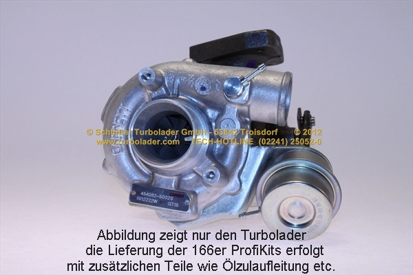 Компрессор наддув profi kit - with org. new garrett turbo SCHLÜTTER TURBOLADER 166-00490