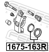 Ремкомплект тормозной суппорт FEBEST 1675-163R
