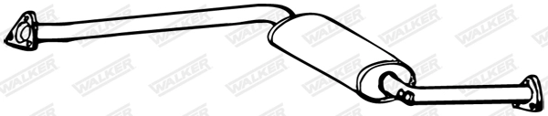 Средний глушитель выхлопных газов WALKER PRODUCTS 16863