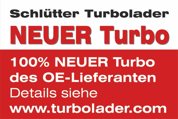 Компрессор наддув original new borgwarner turbocharger SCHLÜTTER TURBOLADER 172-02950