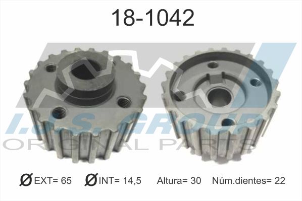 Шестерня коленчатый вал technology quality IJS GROUP 18-1042