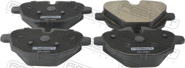 Комплект тормозных колодок дисковый тормоз FEBEST 1901-G30R