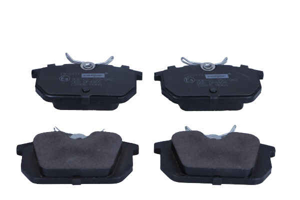 Комплект тормозных колодок дисковый тормоз MAXGEAR 19-3171