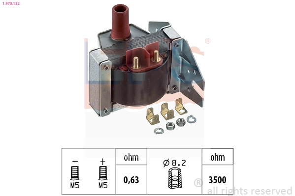 Катушка зажигания made in italy - oe equivalent EPS 1.970.132