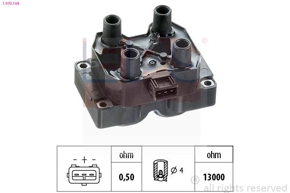 Катушка зажигания made in italy - oe equivalent EPS 1.970.168