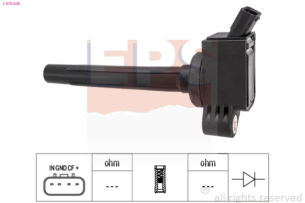 Катушка зажигания oe equivalent EPS 1.970.645