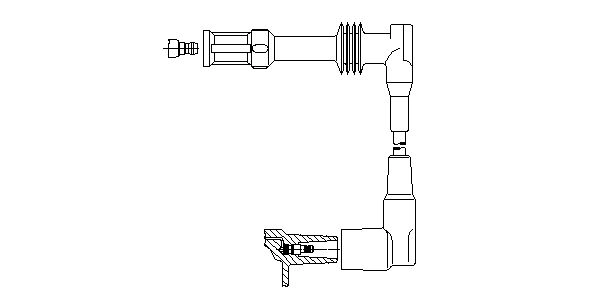 Провод зажигания BREMI 1A06/72
